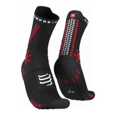 Шкарпетки Compressport Pro Racing V4.0 Trail U Red Black (XU00048B-906) - оригінал в Україні