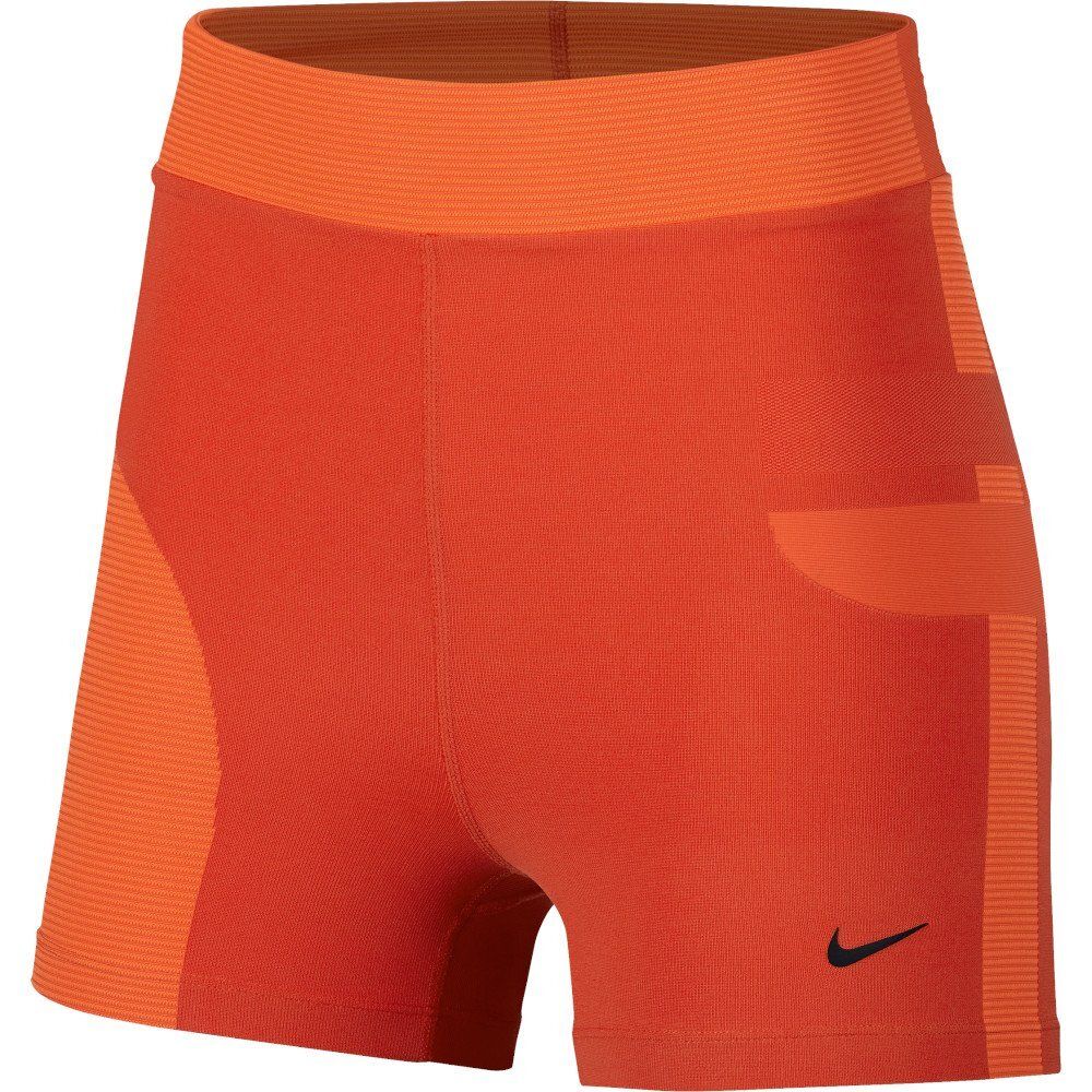 orange nike cycling shorts