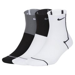 Носки Nike Everyday Plus Lightweight Training Ankle Socks (3 Pairs) White Black (CK6021-904) - оригинал в Украине