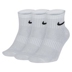 Носки Nike Everyday Lightweight Training Ankle Socks 3 Pairs U White (SX7677-100) - оригинал в Украине