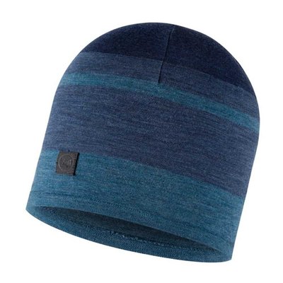 Зимова шапка Buff® Merino Move Beanie Denim U Blue (130221.788.10.00) - оригінал в Україні