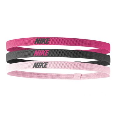 Повязка на голову для бега Nike Elastic Headbands 2.0 3 Pack Pink Black (N.100.4529.658) - оригинал в Украине