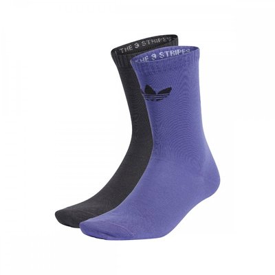 Шкарпетки adidas Crew Socks 2 Pairs Purple Black (IL9608) - оригінал в Україні