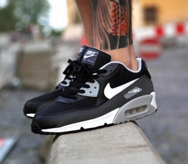 air max 90 black wolf grey dark grey