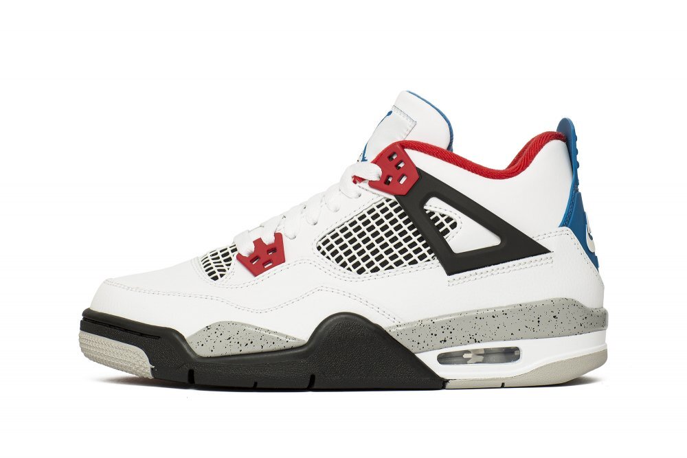 jordan 4 retro white red blue