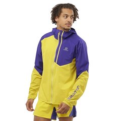 Куртка для бігу Salomon Bonatti Trail Jacket Yellow Purple (LC1733900) - оригінал в Україні