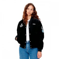 Жіноча куртка Carhartt WIP Letterman Jacket Black Wax (I030807-K02XX) - оригінал в Україні