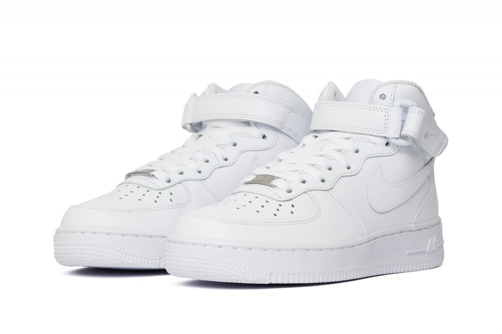 Кроссовки Nike Air Force 1 Mid GS White 