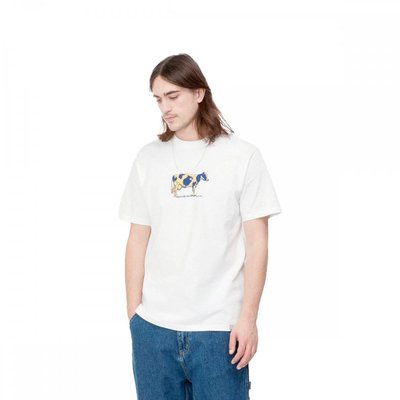 Чоловіча футболка Carhartt WIP S/S Ranch Tee White (I031422-02XX) - оригінал в Україні