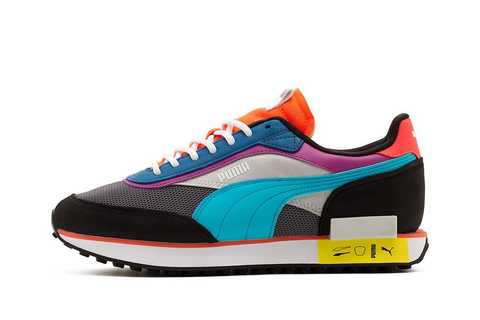 puma rider black