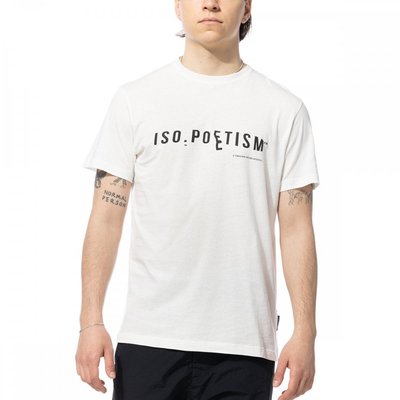 Чоловіча футболка Iso.Poetism Base Logo Tee Off White (T13-OBELISK-OFF-WHIT) - оригінал в Україні