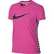 Жіноча футболка Nike Wmns NSW Hyp FM Pink White Black (AR2232-623) - оригінал в Україні