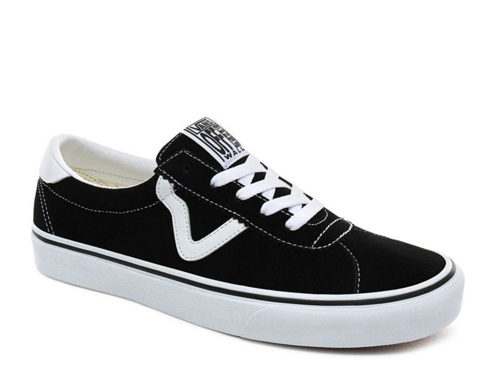 vans sport suede black