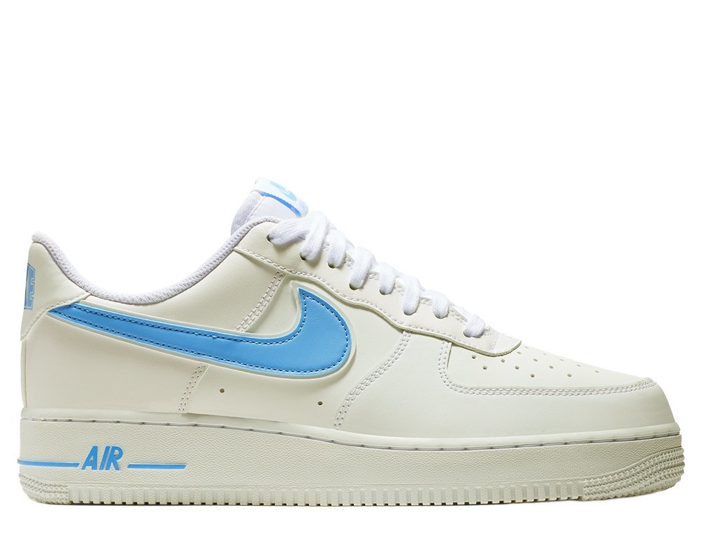 nike air force 1 white and university blue