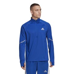 Толстовка для бега Adidas Run Fast 1/2 Zip Longsleeve Sweatshirt Navy (HK5641) - оригинал в Украине