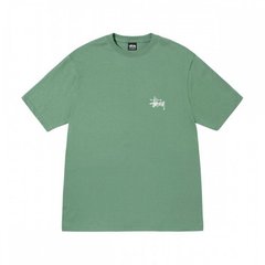 Чоловіча футболка Stussy Basic Tee Green (1904762-0401) - оригінал в Україні