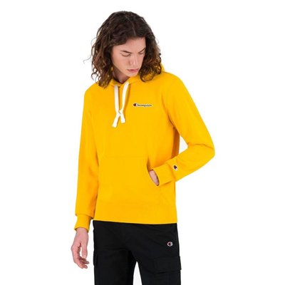 Чоловіча толстовка Champion Hooded Sweatshirt Yellow (215930-YS022) - оригінал в Україні