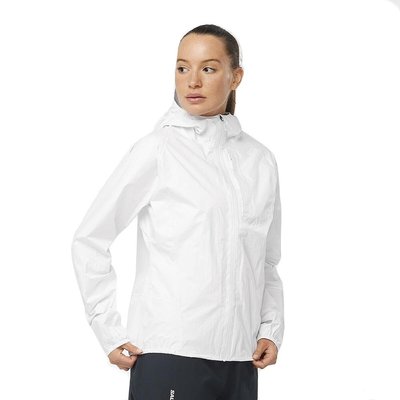 Куртка для бігу Salomon Bonatti Waterproof Jacket White (LC2040600) - оригінал в Україні