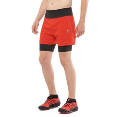 Шорти для бігу Salomon 2 1 Shorts Orange (LC1790100) - оригінал в Україні