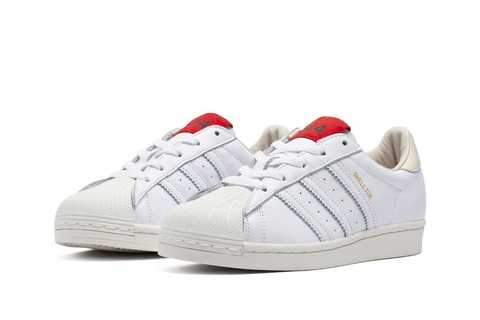 Adidas x 424 Shelltoe White & Red