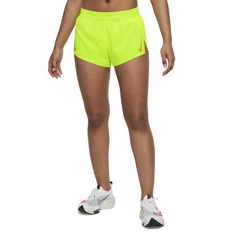 nike aeroswift shorts yellow