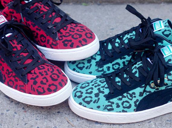 leopard puma trainers