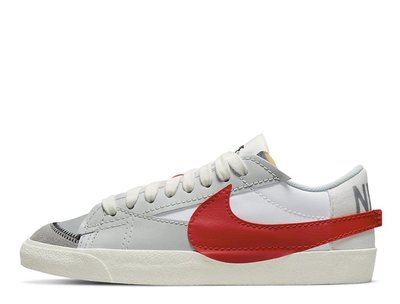 Кросівки Nike Blazer Low '77 Jumbo Grey Red (DQ8769-100) - оригінал в Україні