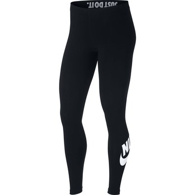 Спортивні штани Nike Wmns NSW Legging Legasee Logo Black White (AH2010-010) - оригінал в Україні