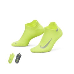 Шкарпетки Nike Multiplier Running No show Socks (2 Pairs) U Lemon Grey (SX7554-929) - оригінал в Україні