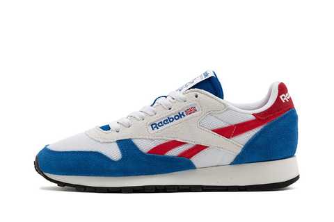 reebok classic leather red and blue