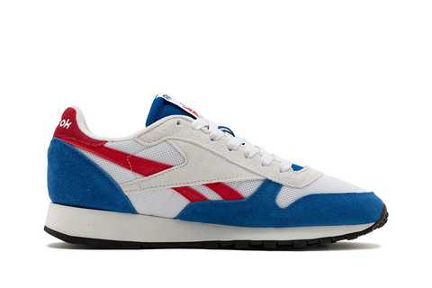 reebok classic leather red and blue