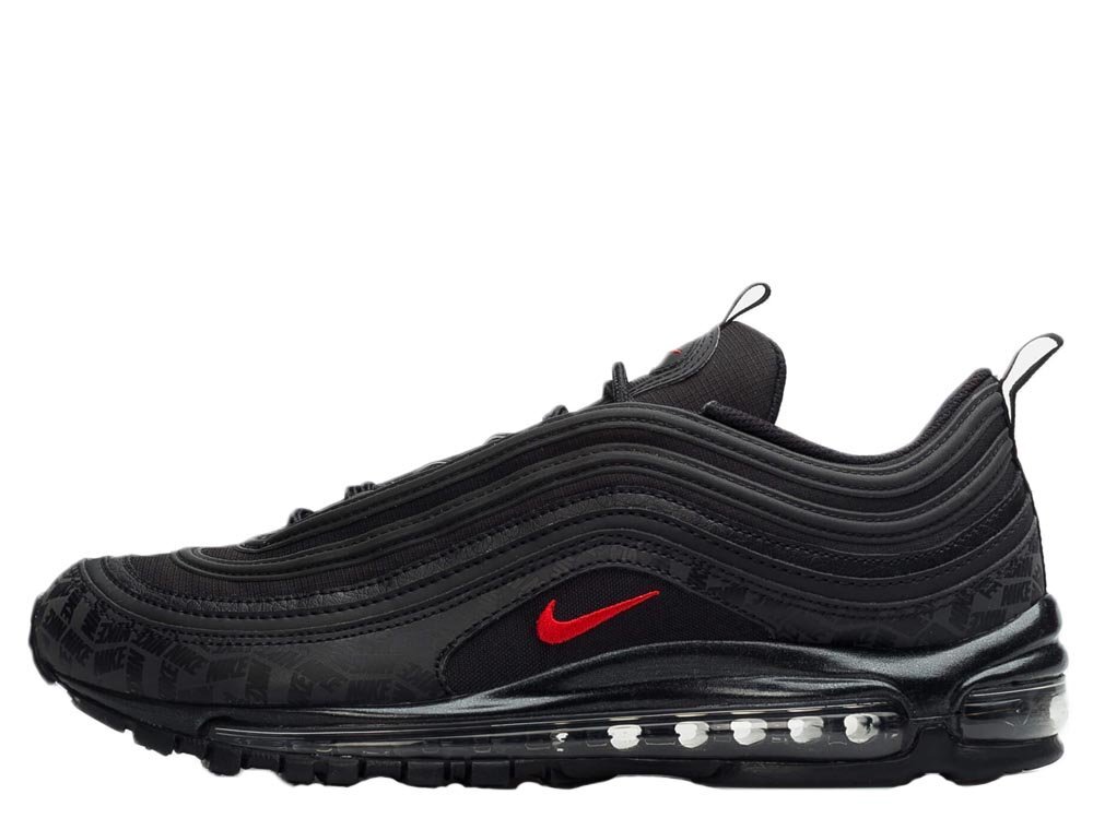 air max 97 black and red reflective