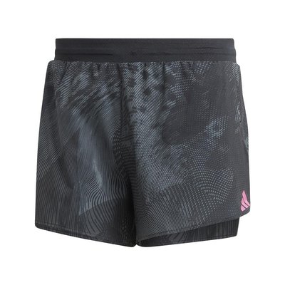 Шорти для бігу Adidas Adizero Split Shorts Black Grey (IA0006) - оригінал в Україні