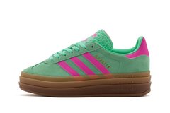 Кросівки adidas Gazelle Bold W Green Pink - оригінал в Україні