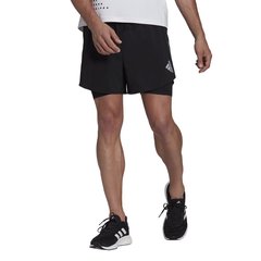 Шорты для бега Adidas Designed 4 Running 2in1 Short Black (H58579) - оригинал в Украине