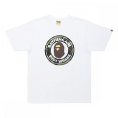Чоловіча футболка Bape 1ST Camo Busy Works Tee (001TEF801013X-WHXGR) - оригінал в Україні