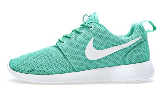 Кроссовки Nike Roshe Run [Green White 