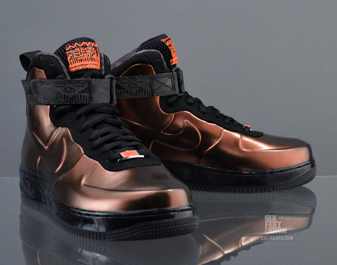 Кроссовки Nike Air Force 1 High Foamposite [Black History Month].