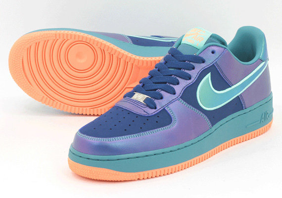 Кроссовки Nike Air Force 1 Low [Brave Blue Mineral Teal Green Glow].