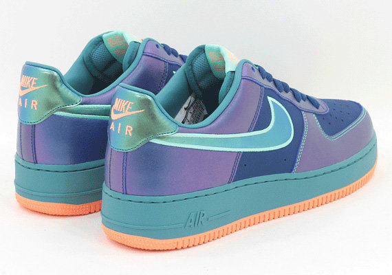 Кроссовки Nike Air Force 1 Low [Brave Blue Mineral Teal Green Glow].