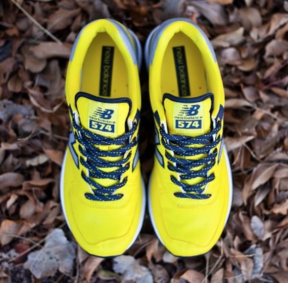 new balance 574 windbreaker yellow