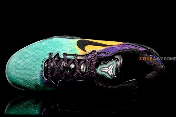 Кроссовки Nike Kobe 8 [Green Yellow Purple].