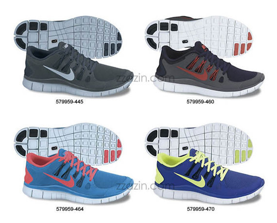 Предстоящие расцветки Nike Free 5.0.