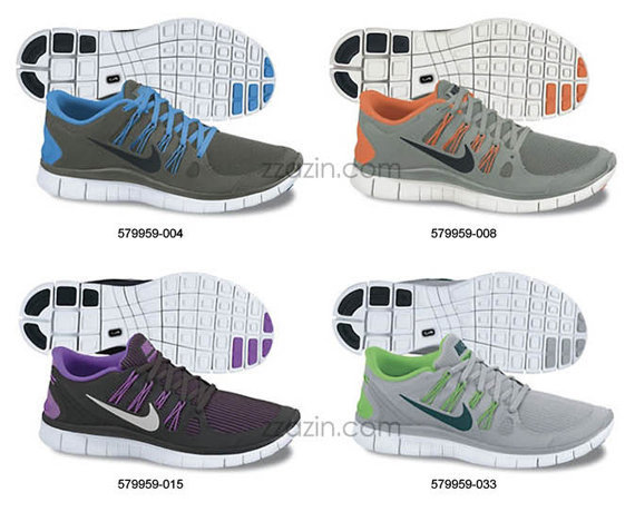 Предстоящие расцветки Nike Free 5.0.
