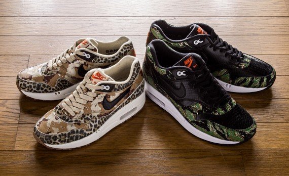 atmos x Nike Air Max 1 PRM Animal Camo Pack Styles.ua