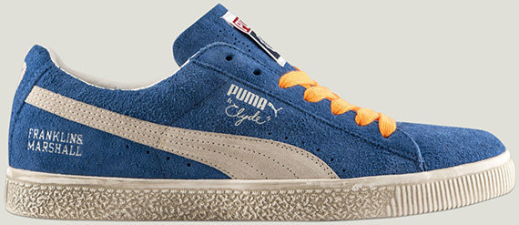 Кроссовки Franklin and Marshall x Puma Clyde.