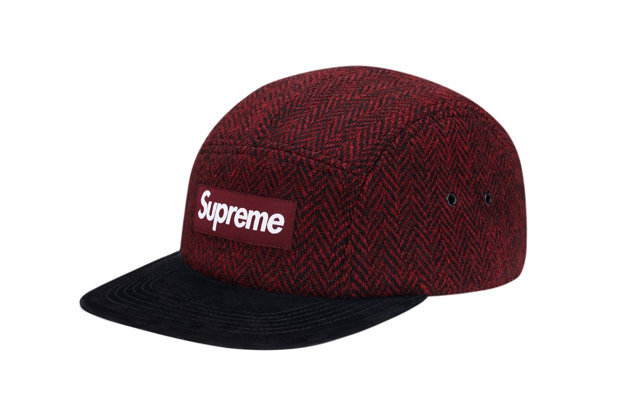 supreme harris tweed camp cap