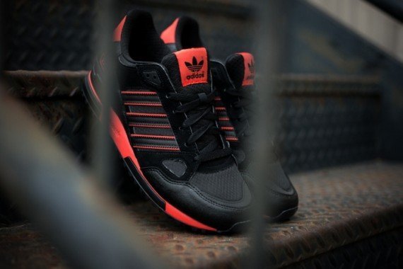 Adidas zx hot sale 750 black red