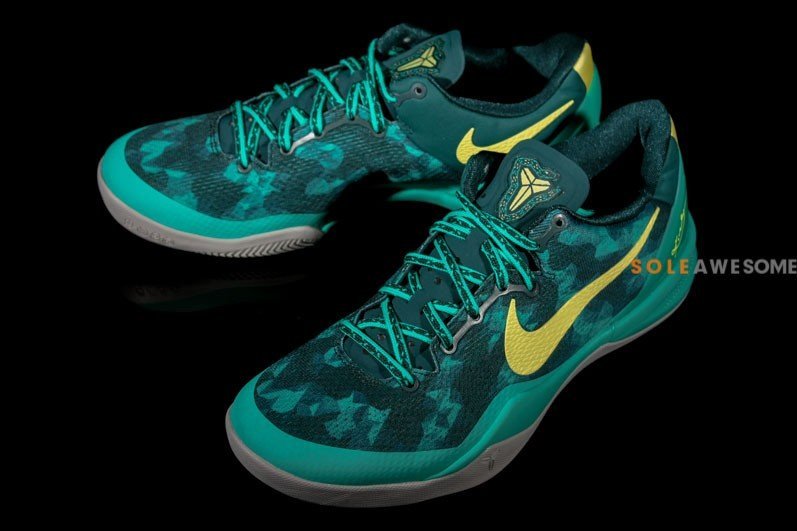 Кроссовки Nike Kobe 8 [Green Yellow].