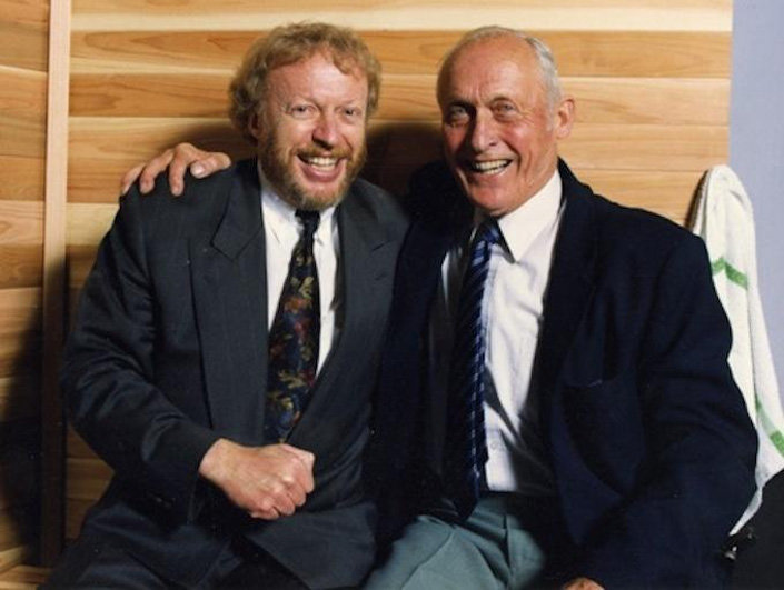 Основатели бренда Nike: Phil Knight (слева) и Bill Bowerman (справа)